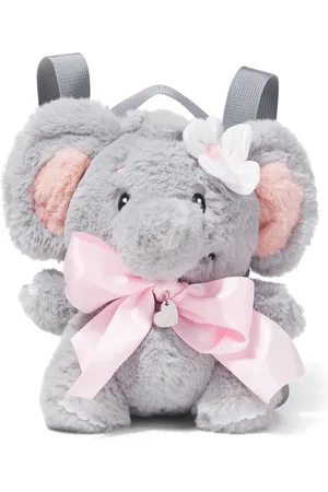 MONNALISA Baby bow-detail teddy backpack