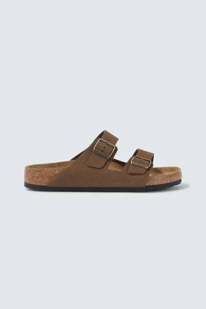 Birkenstock Arizona embossed suede sandals