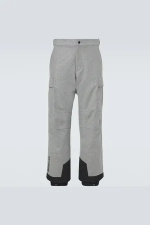 Moncler Technical wool flannel ski pants