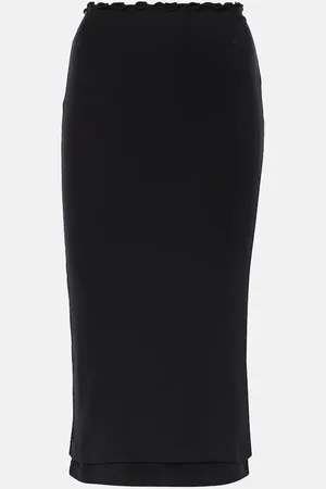 Jil Sander Virgin wool midi skirt