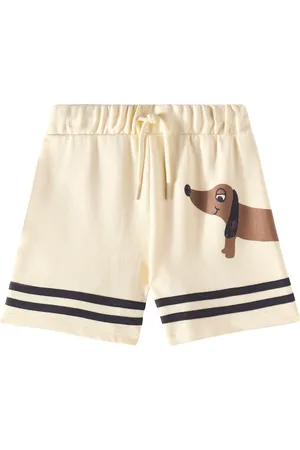 Mini Rodini Dog printed cotton Bermuda shorts