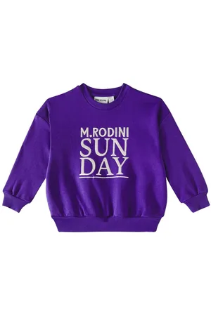 Mini Rodini Sunday embroidered cotton sweatshirt