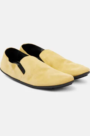 The Row Vincit suede loafers