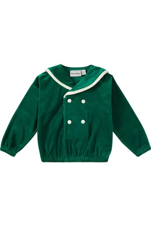 Mini Rodini Sailor Velour cotton sweatshirt