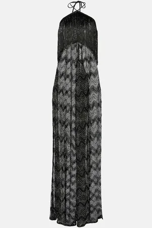 Missoni Zigzag fringed lamÃ© jumpsuit