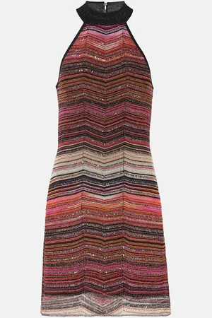 Missoni Zig Zag metallic minidress