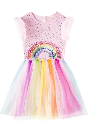 Tutu Du Monde Rainbow Dream ruffled tulle dress