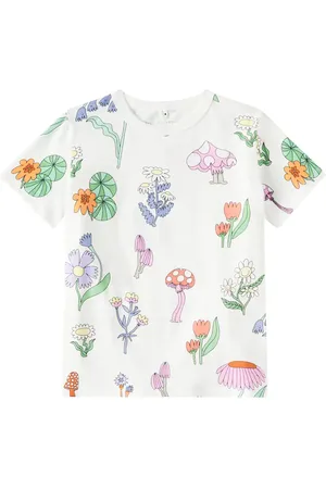 Stella McCartney Floral cotton jersey T-shirt