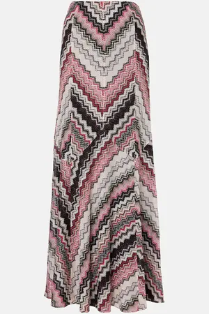 Missoni Knitted lamÃ© maxi skirt