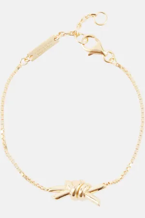 Bottega Veneta Knot -plated sterling silver bracelet