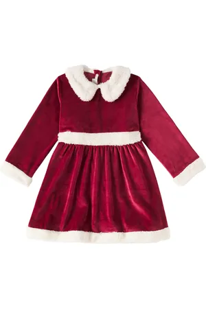 Konges Sløjd Konges SlÃ¸jd Faux fur-trimmed velvet dress