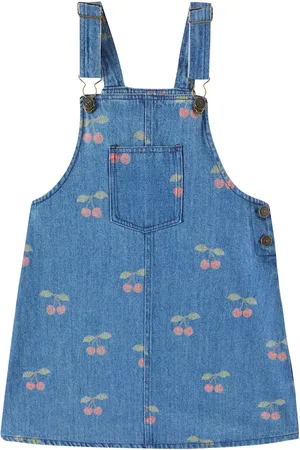 Konges Sløjd Konges SlÃ¸jd Margot printed denim overall dress