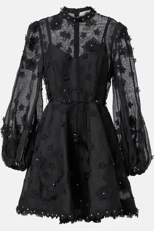 ZIMMERMANN Matchmaker Lift Off linen and silk minidress