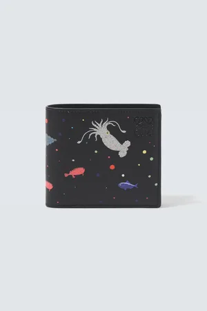 Loewe X Suna Fujita Deep Sea leather bifold wallet