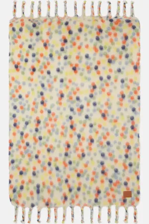 Loewe X Suna Fujita polka-dot mohair-blend blanket