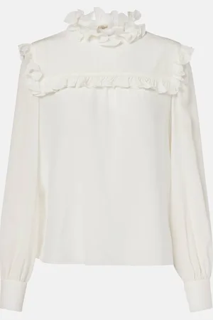 VALENTINO Silk crÃªpe de chine shirt