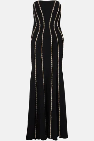 Jenny Packham Dash embellished strapless gown