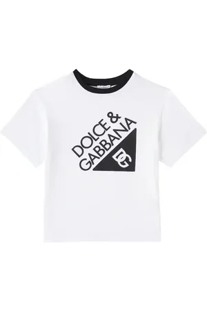 Dolce & Gabbana Logo printed cotton jersey T-shirt
