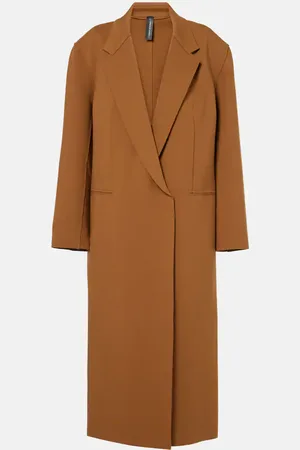 Norma Kamali Oversized cotton-blend coat