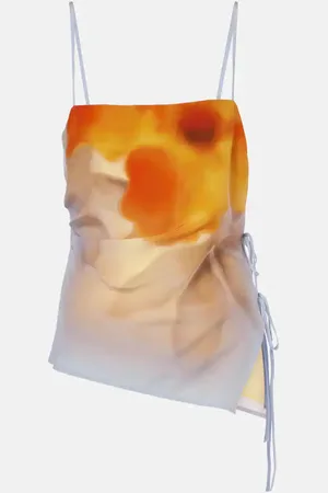 SIR Serene printed silk camisole