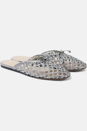 Le Monde Beryl Le Monde BÃ©ryl Regency woven leather mules