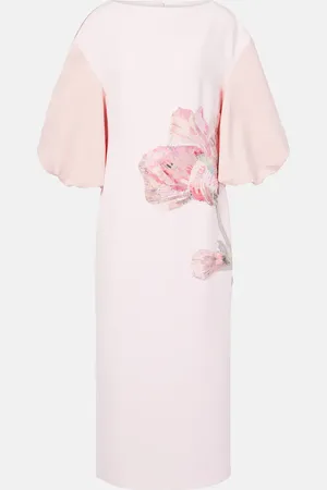 Safiyaa Embroidered midi dress