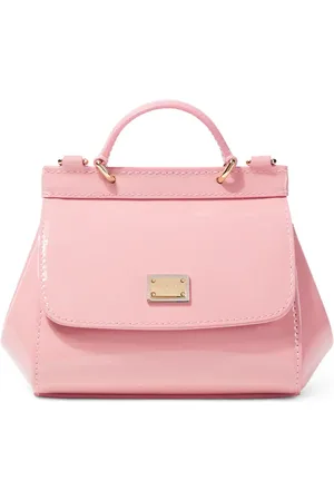 Dolce & Gabbana Sicily Mini patent leather shoulder bag