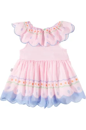 Stella McCartney Baby ruffled printed dress