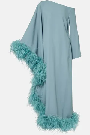 ‎Taller Marmo‎ Ubud Extravaganza feather-trimmed gown