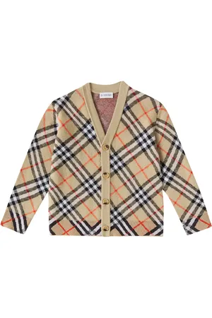 Burberry Burberry Check wool cardigan