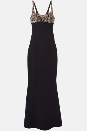 Safiyaa Crystal-embellished gown