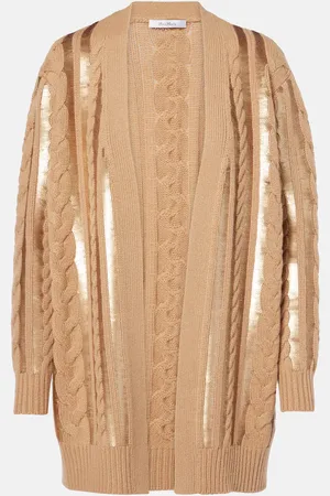 Max Mara Mirco sequined wool and cashmere cardigan