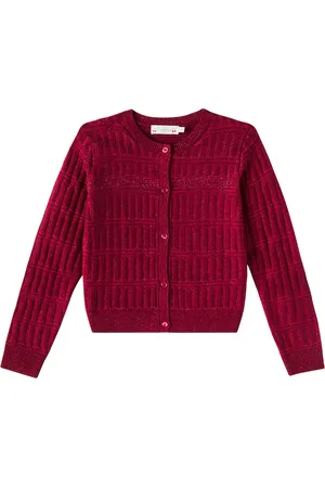 BONPOINT Giovanna wool-blend lamÃ© cardigan