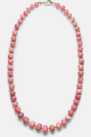 Ileana Makri 18kt beaded necklace with opal