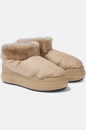 Chloé ChloÃ© Polar shearling-lined ankle boots