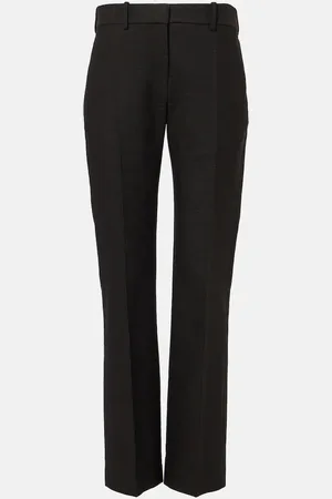 The Row Selvie cotton-blend straight pants
