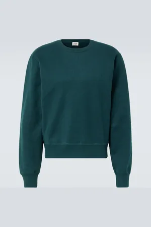 Saint Laurent Cassandre cotton fleece sweatshirt