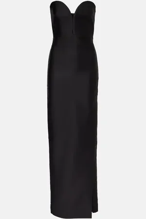 Roland Mouret Strapless taffeta gown