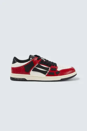 AMIRI Snake Skel printed leather sneakers