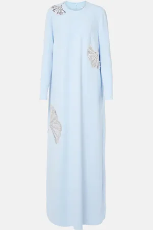 Safiyaa Naima embellished crÃªpe gown