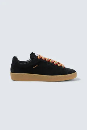 Lanvin Curb Lite suede sneakers