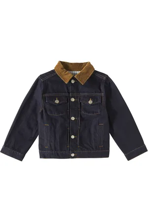 BONPOINT Eddis corduroy-trimmed denim jacket