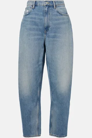 Ralph Lauren High-rise barrel-leg jeans