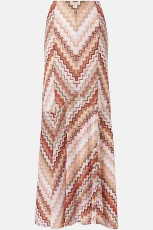 Missoni Zigzag lamÃ© maxi skirt