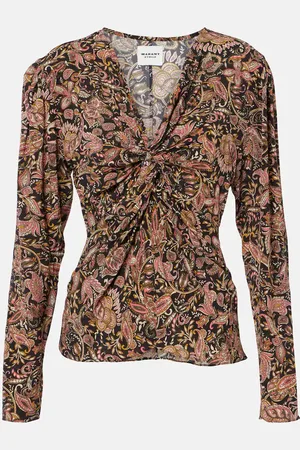 Marant Etoile Zekia printed top