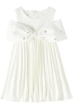 PATACHOU Riviera embellished pleated dress