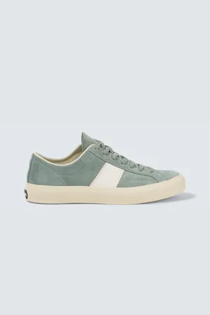 Tom Ford Cambridge leather-trimmed suede sneakers
