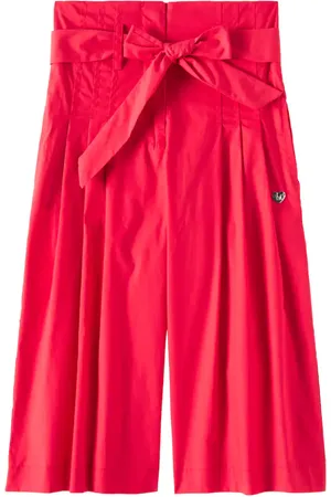 MONNALISA Cotton poplin pants