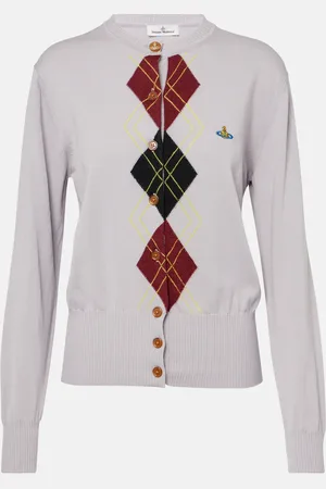 Vivienne Westwood Argyle cotton and wool cardigan