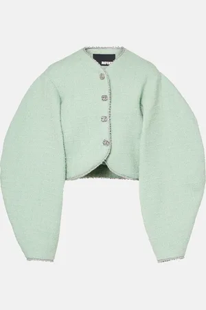 ROTATE Wool-blend bouclÃ© jacket